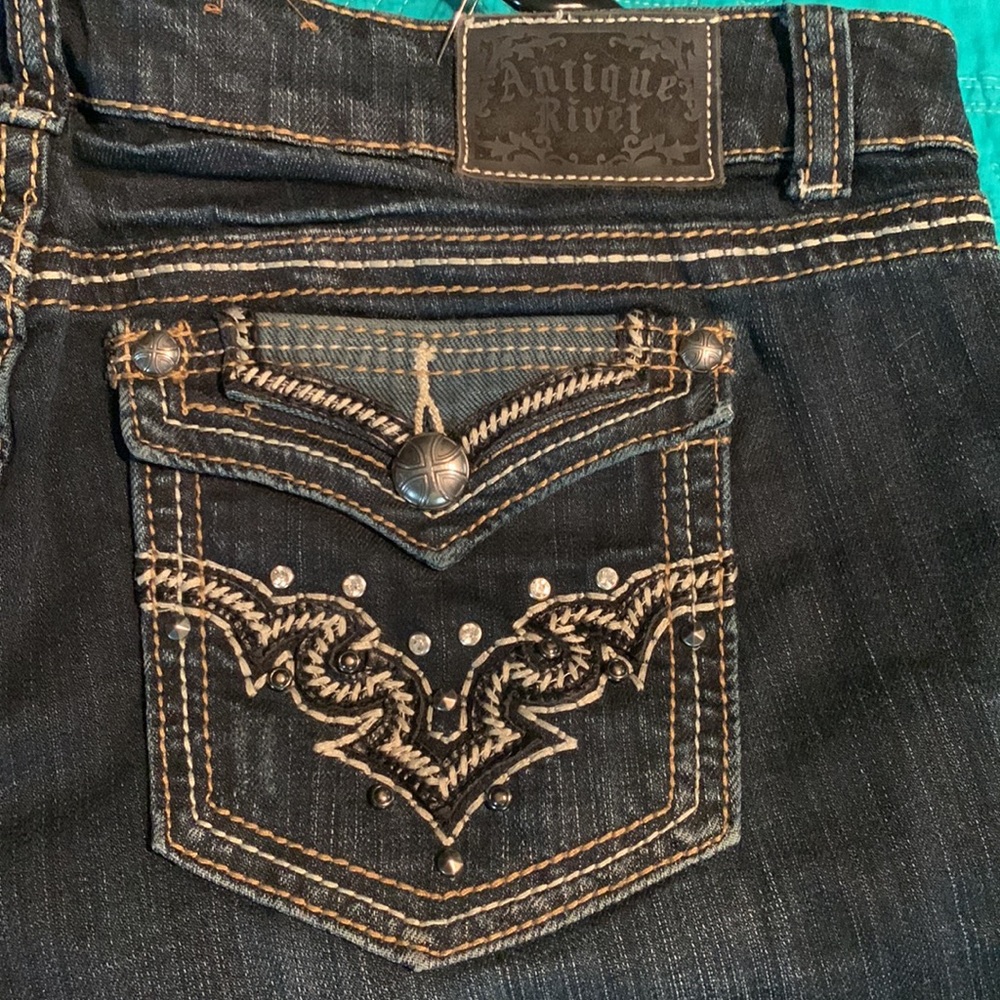 Antique Rivet Jeans - Picture 4 of 4